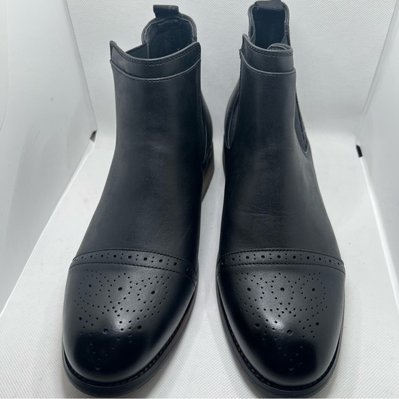 Vance Co. Black Vegan Leather Chelsea Boots - Picture 7 of 10